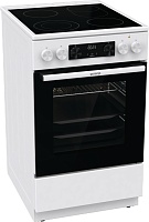 Плита электрическая Gorenje GECS5C70WA (Advanced / Белый / духовка - 70 л / 4 конфорки (1700/1200/1200/2000Вт) / AquaClean / Мощность - 9,4 кВт) Белый