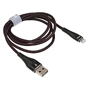 Кабель TFN FORZA Lightning - USB, 1 метр, черный (TFN-CFZLIGUSB1MBK)  Чёрный