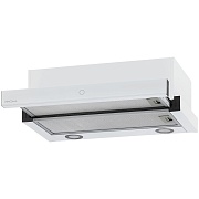 Вытяжка телескопическая KRONA KAMILLA T SENSOR 600 White (740 м³/ч / 65 Вт / LED освещение 2x1,5 Вт / ширина - 59,7 см / белый / металл)