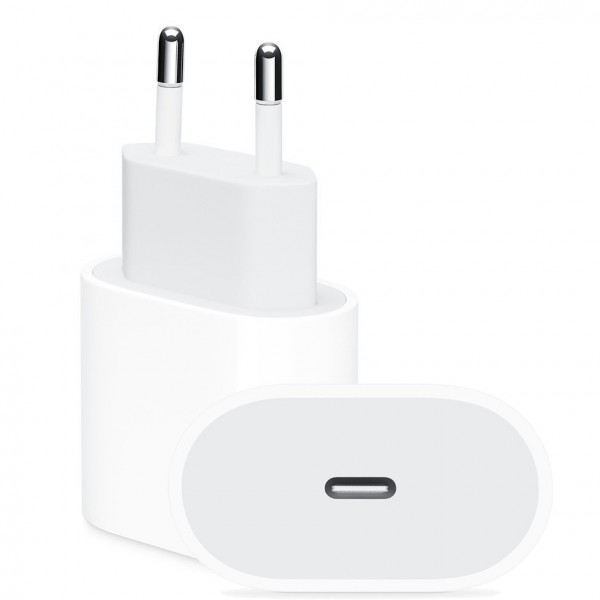 Сетевое зарядное устройство Apple 20W USB-C Power Adapter (USB Type-C/2.22A/20W/быстрая зарядка/белое)