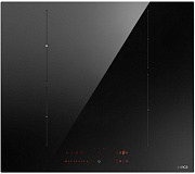 Поверхность индукционная Elica RATIO 604 BL (Черная / стеклокерамика / 4 конфорки / Booster / Bridge / 7.4 кВт)