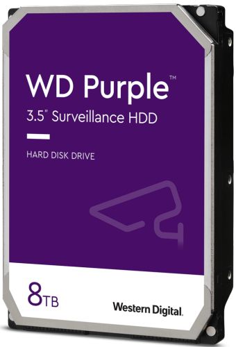 Жесткий диск  8000Gb WD 256Mb SATA WD85PURZ Purple  для систем наблюдения 
