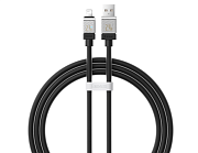 Кабель Baseus CoolPlay Series USB - Lightning, 1 метр, черный Чёрный