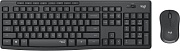 Беспроводной комплект клавиатура+мышь Logitech MK295, (Полноразмерная/1000 dpi/2.4), Черный