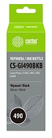 Чернила Cactus CS-GI490BKB GI-490 черный 100мл для Canon Pixma G1400/G2400/G3400 Чёрный