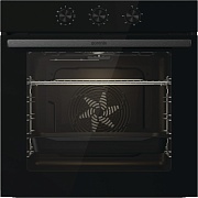 Духовой шкаф Gorenje BO6725E02BG (Essential / 77 л / до 300 °C / Чёрный, стекло / AquaClean / PerfectGrill / съемные направляющие / А) Чёрный