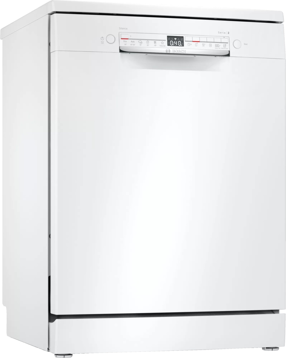 Машина посудомоечная отдельностоящая полноразмерная Bosch SMS2HTW72E (Serie2 / 12 комплектов / Home Connect / MachineCare / AquaStop)