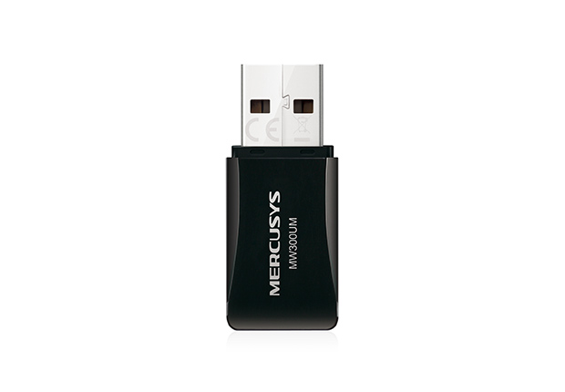 Беспроводной USB адаптер Mercusys MW300UM мини USB-адаптер, скорость до 300 Мбит/с