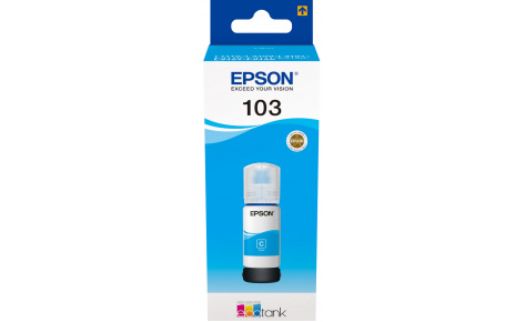 C13T00S24A Контейнер Epson 103 с голубыми чернилами C13T00S24A для L3100/3101/3110/3150/3151 аналог на серию L100 T664-0