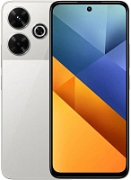 Смартфон POCO M6 6/128 ГБ, серебристый Серебристый