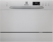 Машина посудомоечная отдельностоящая компактная Electrolux ESF2400OS (6 комплектов / Расход воды - 6,5 л / AquaStop / Серебро) Серебристый
