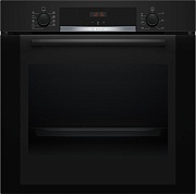 Духовой шкаф Bosch HBA3340B0 (Serie4 / 71 л / до 275 °C / Чёрное стекло / Гриль / Телескоп. напр. (x1) / TelescopeStop / A) Чёрный