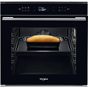 Духовой шкаф Whirlpool W7 OM4 4S1 P BL (73 л / до 250 °C / Чёрное стекло / Пиролиз / Гриль / Телескоп. напр. / SoftClose / A+) Чёрный