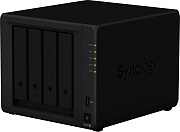 Сетевой накопитель Synology DS423+, 4x 2.5/3.5 HDD, Intel J4125, 2 ГБ, 2xSSD NVMe, 2хUSB 3.2 Type-A, 2*RJ-45 1Гбит/с 