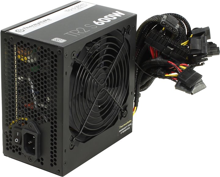 Блок питания Thermaltake ATX  600W TR2 S 600W 80 PLUS APFC, 120mm fan, RTL PS-TRS-0600NPCWEU-2