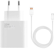 Сетевое зарядное устройство Xiaomi 33W Charging Combo (Type-A) (BHR9956EU)