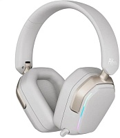 Беспроводные игровые наушники Royal Kludge RK HG101, (объемный звук 7.1, 2.4ГГц, Bluetooth 5.0, кабель 1.8 м), Серые