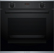 Духовой шкаф Bosch HBS233BB0 (Serie4 / 71 л / до 275 °C / Чёрное стекло / Гриль / EcoClean Direct задняя стенка / A) Чёрный