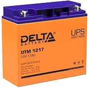 Батарея 12V/17Ah Delta DTM 1217 (12V 17Ah, клеммы B1 (под болт М5 с гайкой)) 