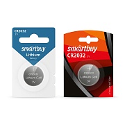 Батарейка BL1 Smartbuy CR2032/1B (SBBL-2032-1B) литиевая  (цена за 1шт) 