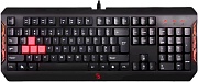 Проводная игровая клавиатура A4Tech Bloody Q100, (Полноразмерная/Мембранная/Кабель 1.8м), Черная