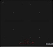 Поверхность индукционная Bosch PVQ631HC1E (Serie6 / Чёрная стеклокерамика / 4 конфорки / CombiZone*2 / PowerBoost / ReStart / Home Connect / 7,4 кВт)
