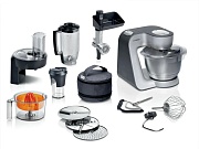 Кухонный комбайн Bosch MUM58359 (1000Вт / 3.9л / мясорубка, блендер, тёрка, венчик / черный / серый)
