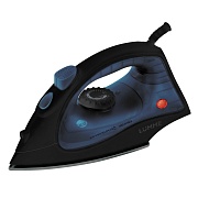 Утюг Lumme LU-IR1137A чёрный/синий (1800 Вт / подошва - металлокерамика / 1,6 м) 