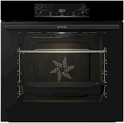 Духовой шкаф Gorenje BO6735E02BKOT (Essential / 77 л / до 300 °C / Чёрный, стекло / AquaClean / PerfectGrill / съемные направляющие / А / IconLED)