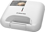 Сэндвичница Brayer BR2203WH (750 Вт/ антипригарное покрытие/ корпус - пластик)