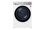 Сушильная машина с тепловым насосом LG RH90V9AV2QR (69см / 9кг / Конденсационная / A+++ / Allergy Care / Eco Hybrid / DUAL Inverter Heat Pump™ /Wi-Fi) Белый