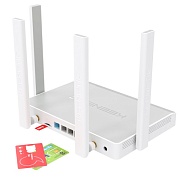 Маршрутизатор Keenetic Hero 4G+ (KN-2311) Гигабитный интернет-центр с 4G/3G (Слот под сим карту), двухдиапазонным Mesh Wi-Fi AC1300 и USB разъемом 
