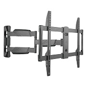Кронштейн для ТВ Cadena LPA50-463L чёрный, для 32"-70", наклон 15°, поворот 90°, нагрузка до 35 кг, расстояние до стены 49-610 мм