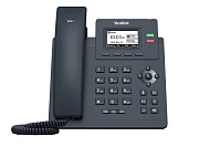 Телефон VoIP Yealink SIP-T31, 2 SIP линии, порт 100 Мбит, 2,3" монохромный экран (с подсветкой)