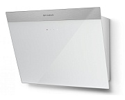 Вытяжка наклонная Faber DAISY+ WH A55 (770 м³/ч / 192 Вт / LED освещение 2 x 3 Вт / ширина - 54,8 см / Белое стекло + нерж. сталь) Белый