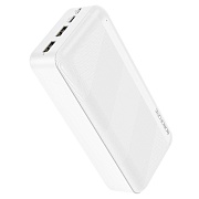 Портативная батарея Borofone BJ27B (Smart charge/ LED индикатор) 30000мАч, белый  Белый
