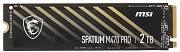 Жесткий диск SSD M.2 2 ТБ MSI SPATIUM M470 PRO PCI-E 4.0 x4, TLC, R5000/W4000 МБ/с, 2280, 520 TBW