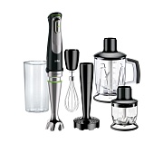 Блендер Braun Multiquick 9 MQ9147X (1200 Вт/ скоростей 3/ турборежим/ венчик, измельчитель, кувшин, пюре, стакан) 