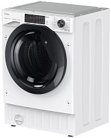 Стирально-сушильная машина встраиваемая Haier HWDQ90B416FWB-RU (53см / 9кг / 5кг / 1600об / пар / Инверторный двигатель / A+++)