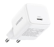 Сетевое зарядное устройство Ugreen X512 (55554) (Type-C/3A/20W/быстрая зарядка/белое) Белый
