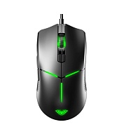 Игровая проводная мышь AULA F820, 6400dpi, черная 