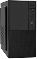 Корпус Minitower ExeGate BAA-308UC-UNS500 (mATX, БП UNS500 с вент. 12см, 1*USB+1*USB3.0+1*TypeC, HD Audio, черный)