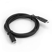 Кабель ExeGate USB 3.1 Type-C - USB Type-C вилка-вилка, 10Gbit/s, PD 100W, длина - 1,0 метр (EX-CCP-USB3.1-CMCM2-1.0) Чёрный