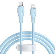 Кабель Baseus Pudding Series Type-C - Lightning, 1.2м, голубой Голубой
