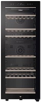 Винный шкаф Haier FWC77GDAE1 (77 бутылок / 8 полок / высота - 127 см / Wi-Fi / 2 зоны)