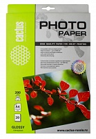 Фотобумага Cactus CS-GA420020 A4/200г/м2/20л./белый глянцевое для струйной печати 