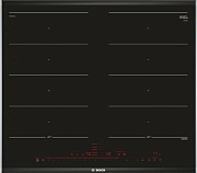 Поверхность индукционная Bosch PXX675DC1E (Serie8 / Чёрная стеклокерамика / 4 конфорки / PowerBoost / РanBoos / FlexInduction / Home Connect /7,4 кВт)
