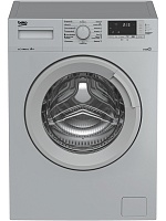 Стиральная машина Beko WSRE6512ZSS (41,5см / 6кг / 1000об / пар / A / Серебристый) Серебристый