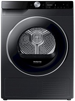 Сушильная машина с тепловым насосом Samsung DV90DG6845LB (60см / 9кг / HygieneCare / AI Dry+ / AI Control / Wi-Fi / Чёрный)