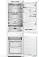 Холодильник встраиваемый Whirlpool WHC18 T594 (Объем - 250 л / Высота - 177 см / Слайдерное крепление фасадов / A+++ / Белый / Морозилка - NoFrost)